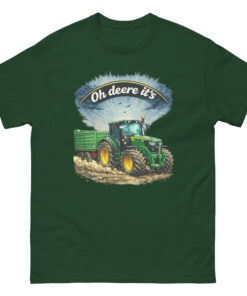 Unisex classic tee forest green front 696b7a6d1807f.jpg